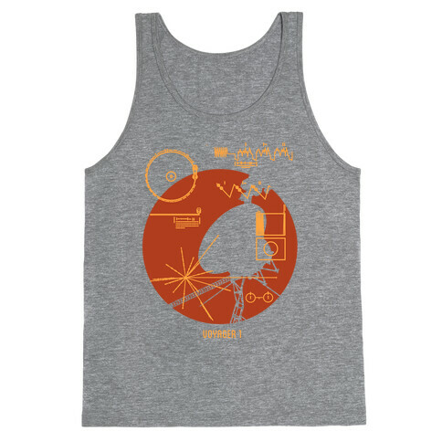 Retro Voyager 1 Golden Record Tank Top