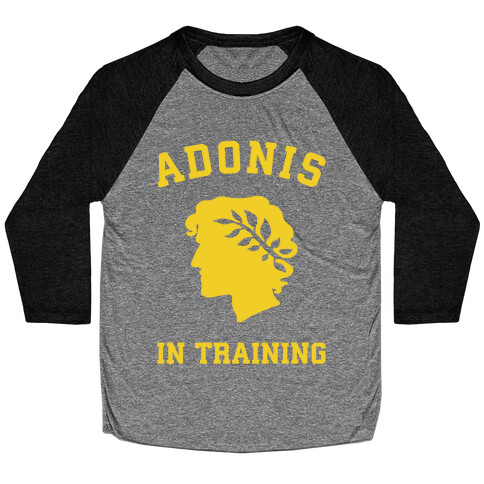 Adonis In Training Baseball Tee