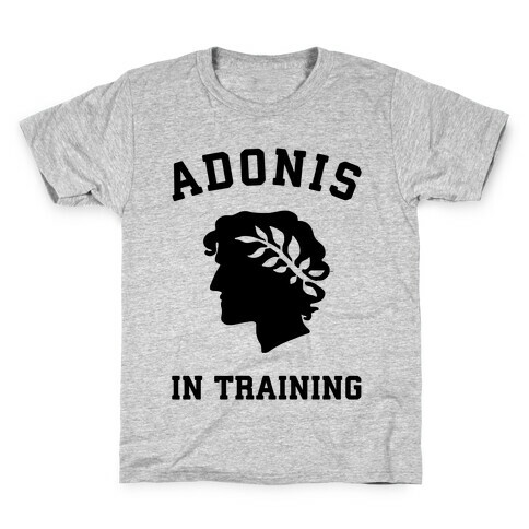 Adonis In Training Kids T-Shirt