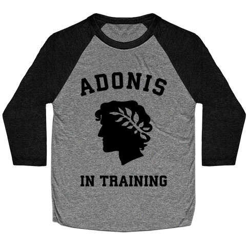 Adonis In Training Baseball Tee