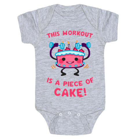 This Workout Is A Piece of Cake Baby One-Piece