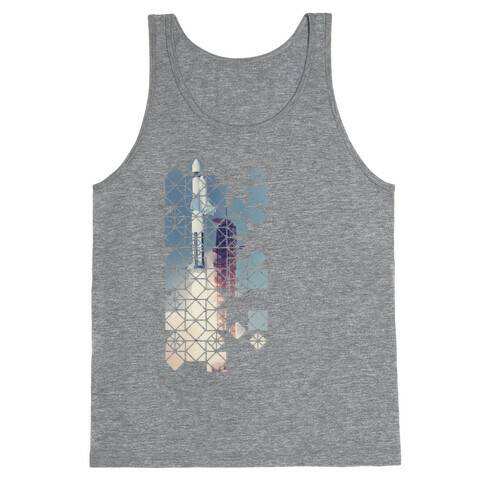 Hexagon Space Ship Tank Top