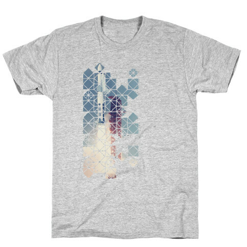 Hexagon Space Ship T-Shirt