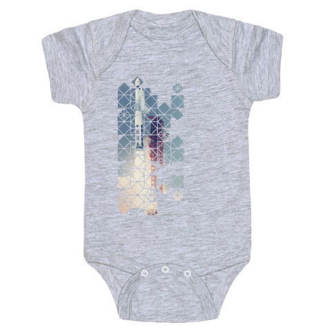 Hexagon Space Ship Baby One-Piece