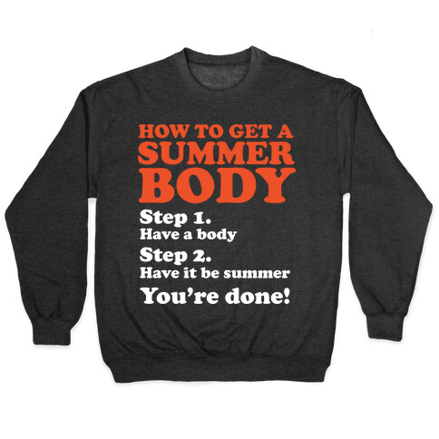 How to Get a Summer Body Pullover