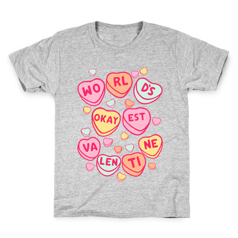 World's Okayest Valentine Kids T-Shirt