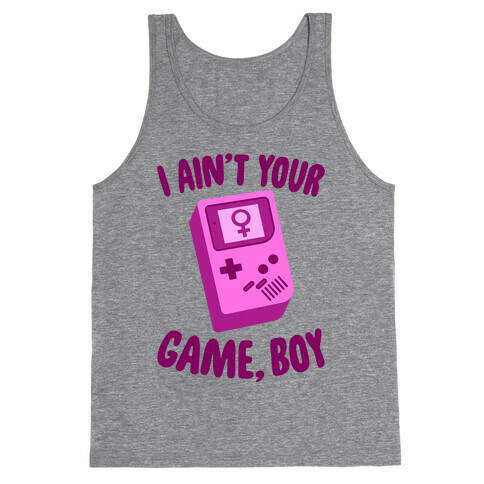 I Ain't Your Game, Boy Tank Top