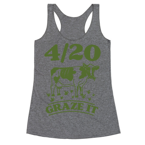 4/20 Graze it Racerback Tank Top