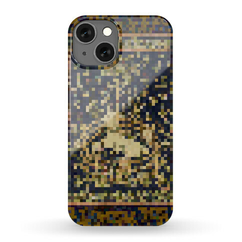 Pixel Unicorn Tapestry Phone Case