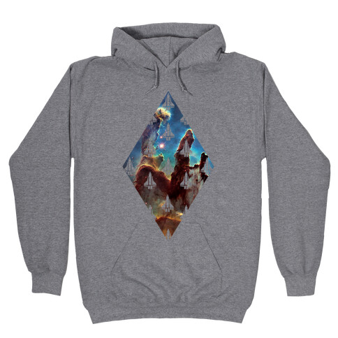 Eagle Nebula Space Race Hooded Sweatshirt