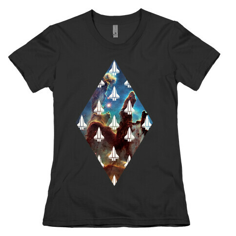 Eagle Nebula Space Race Womens T-Shirt