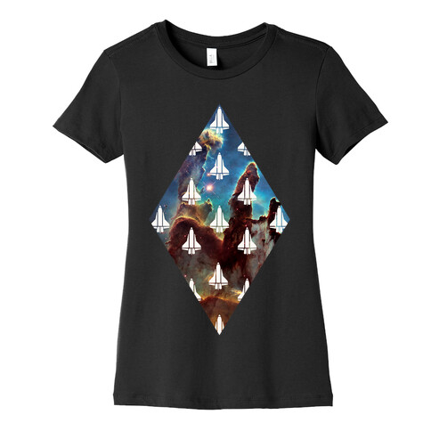 Eagle Nebula Space Race Womens T-Shirt