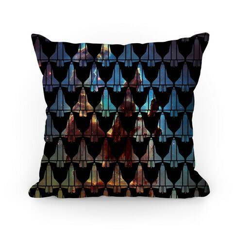 Eagle Nebula Space Race Pattern Pillow