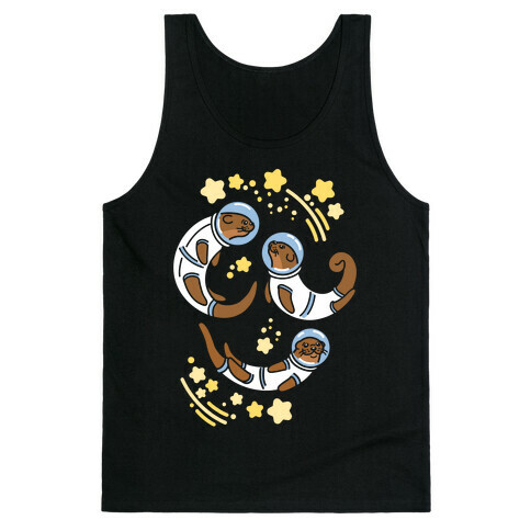 Otters In Space Tank Top