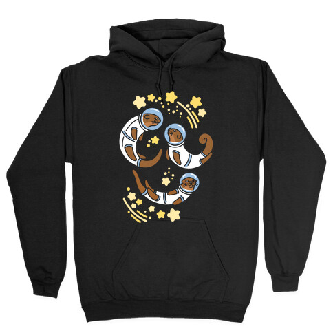 Otters In Space Hooded Sweatshirt