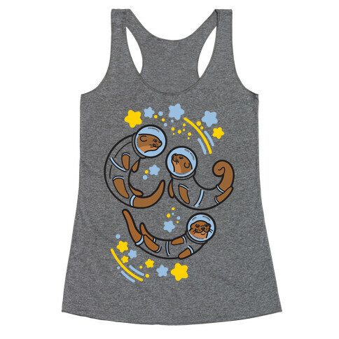 Otters In Space Racerback Tank Top