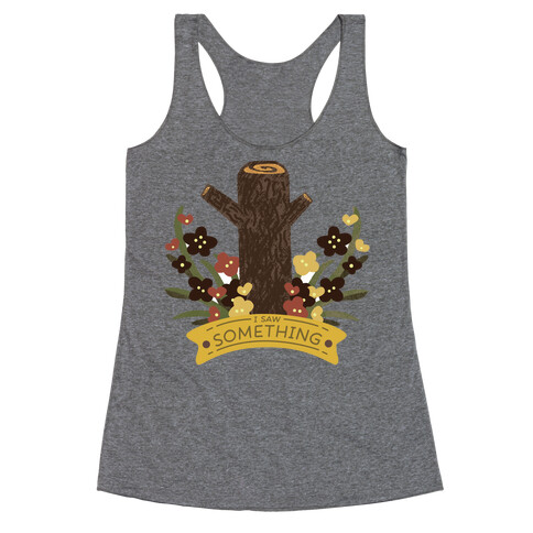 Log Lady's Log Racerback Tank Top