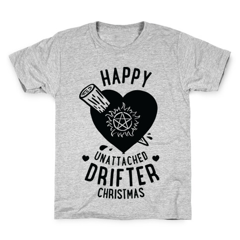 Happy Unattached Drifter Christmas Kids T-Shirt