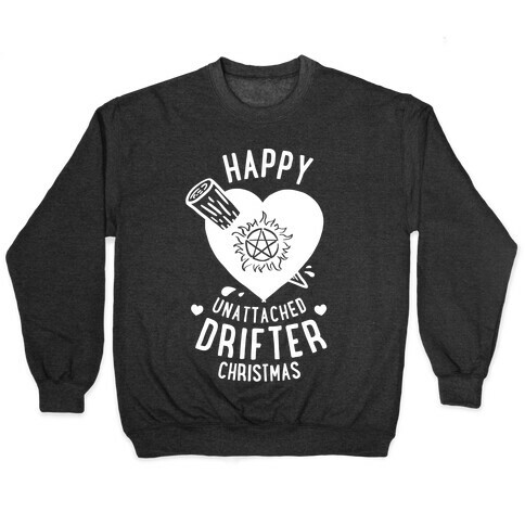Happy Unattached Drifter Christmas Pullover
