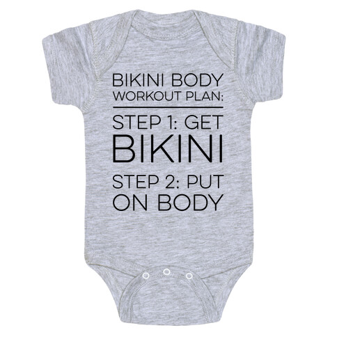 Bikini Body Workout Plan Baby One-Piece