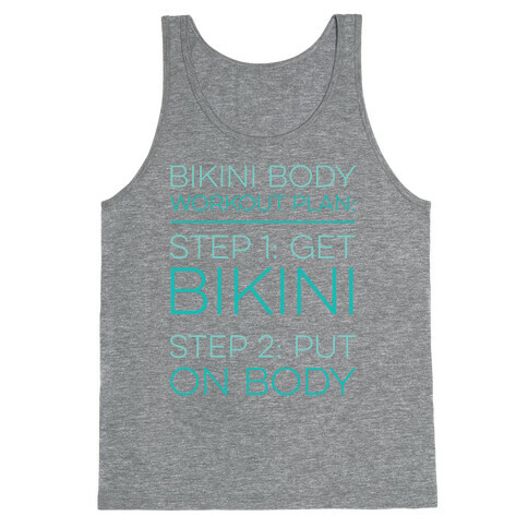 Bikini Body Workout Plan Tank Top