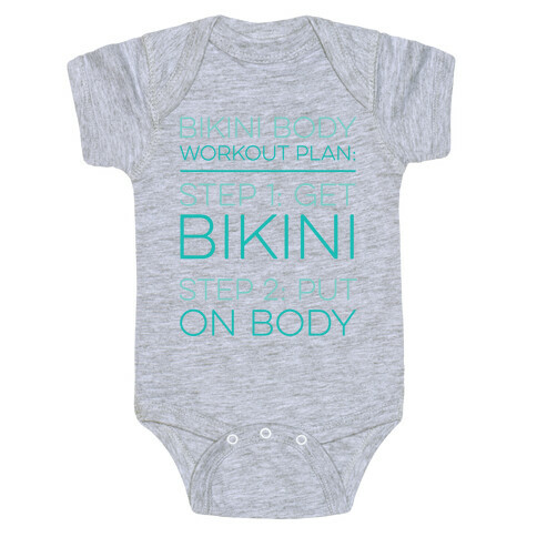 Bikini Body Workout Plan Baby One-Piece