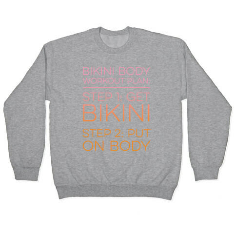 Bikini Body Workout Plan Pullover