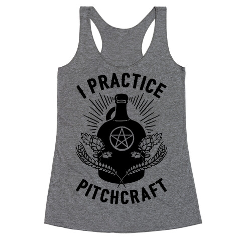 I Practice Pitchcraft Racerback Tank Top