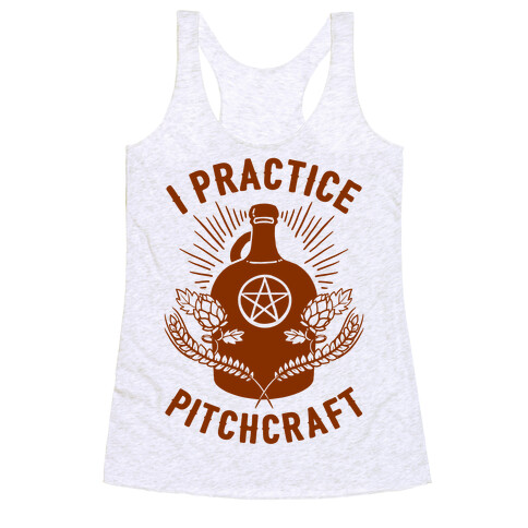 I Practice Pitchcraft Racerback Tank Top