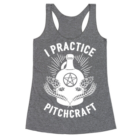 I Practice Pitchcraft Racerback Tank Top