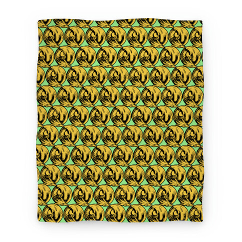 Sleeping Dragon (Gold) Blanket