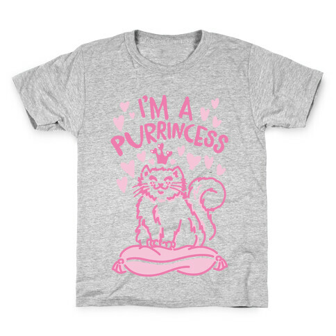 I'm A Purrincess Kids T-Shirt