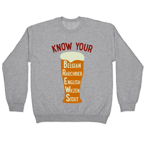 Know Your Brews Pullover