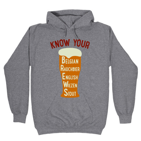 Know Your Brews Hooded Sweatshirt