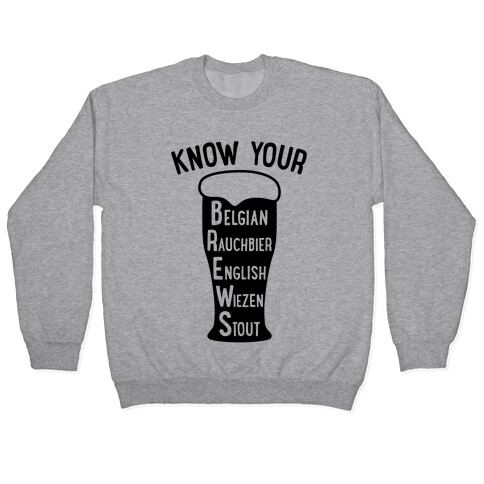 Know Your Brews Pullover