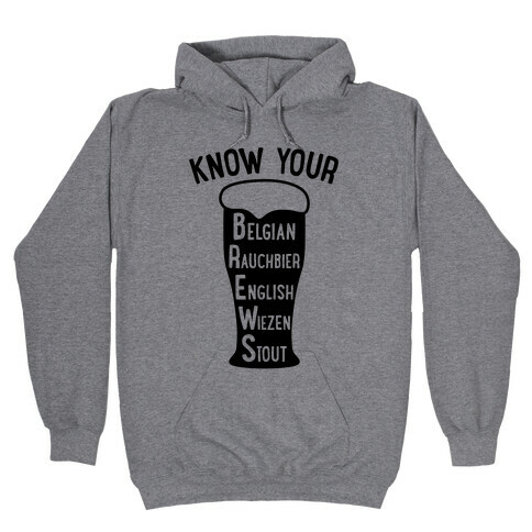 Know Your Brews Hooded Sweatshirt