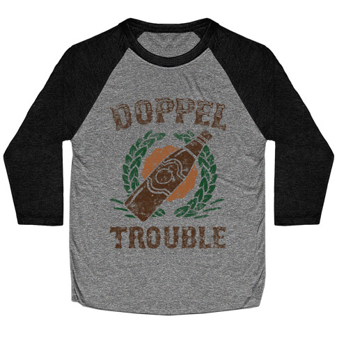 Doppel Trouble Baseball Tee