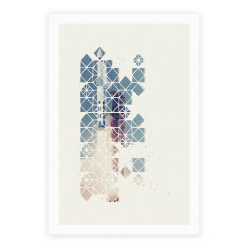 Hexagon Space Ship Poster