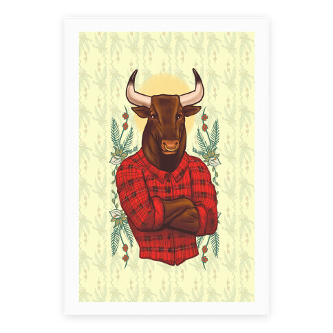 Flannel Taurus Poster