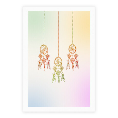 Ombre Dreamcatchers Poster