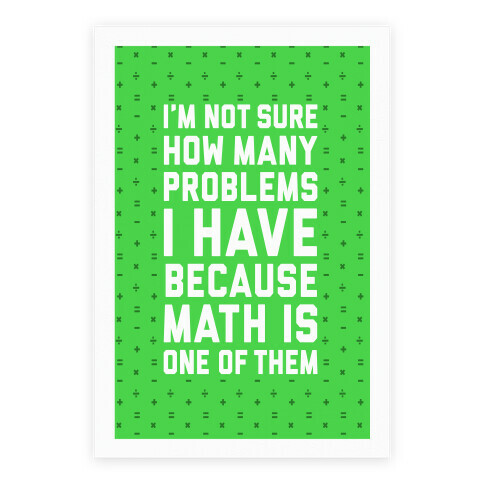 Math Problems Poster