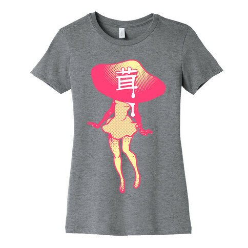 Mushroom Girl Womens T-Shirt