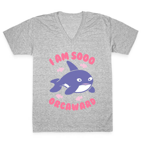 I Am So Orcaward V-Neck Tee Shirt