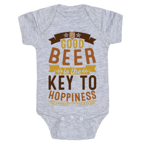 Good Beer Is The Key To Hoppiness Baby One-Piece