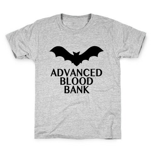 Vampire Advanced Blood Bank Kids T-Shirt