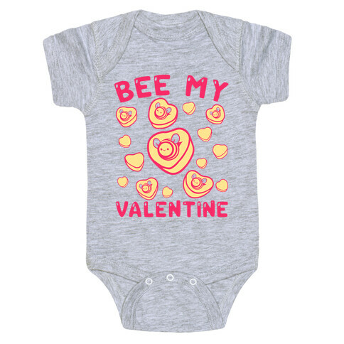 Bee My Valentine Baby One-Piece