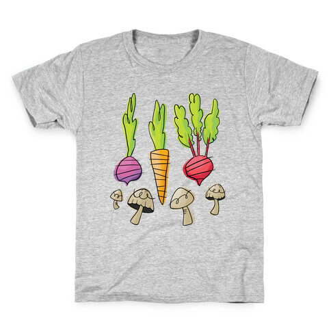 Retro Vegetable Pattern Kids T-Shirt