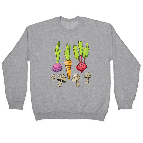 Retro Vegetable Pattern Pullover