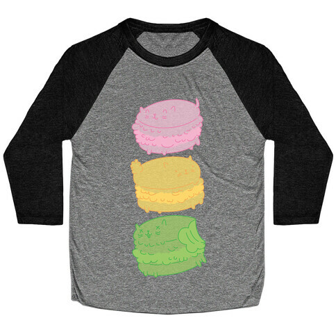 Cat Macarons Baseball Tee