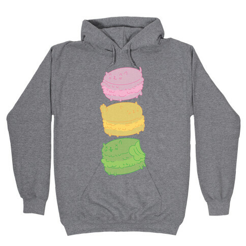 Cat Macarons Hooded Sweatshirt